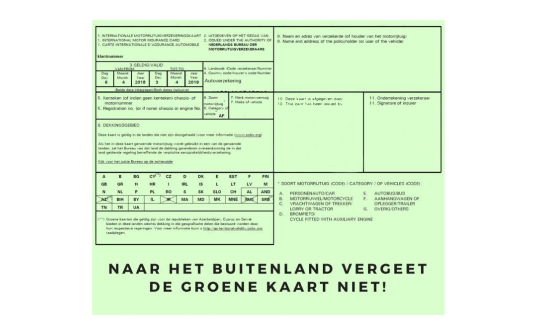 De groene kaart