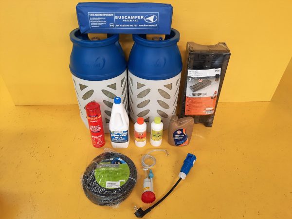 starterpakket met gasflessen